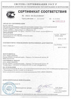 09.07.2021 Старая Русса - Приложение к сертификату соответствия бетонные и тротуарные плиты. ГОСТ 17608-2017